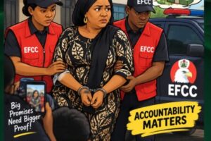 EFCC Arrests City Boy Movement Women Leader As ACCOUNTABILITY Battle Begins Over Alleged Financial Crimes