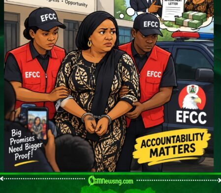 EFCC Arrests City Boy Movement Women Leader As ACCOUNTABILITY Battle Begins Over Alleged Financial Crimes