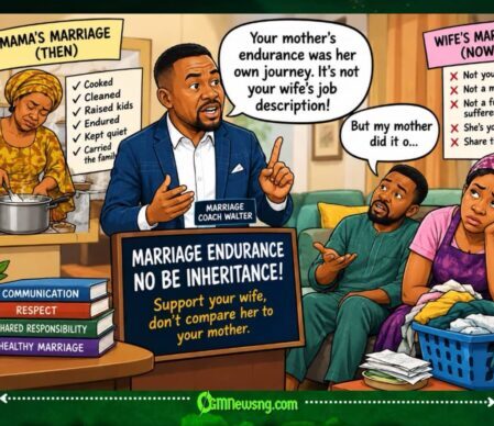 Endurance Na Motor Brand, No Be Wife Job Description: How Coach Walter Scatter African Men "Suffer-Head" Table.