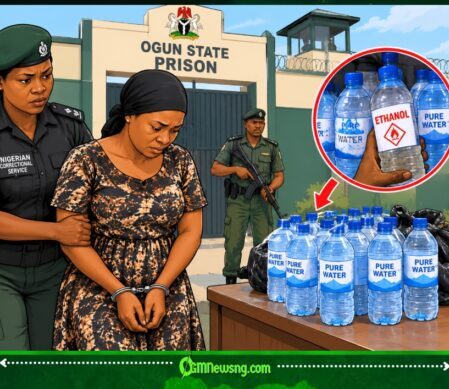 Ethanol Enters Ogun Prison Gbas Gbos as Woman Allegedly Disguises It as Bottled Water