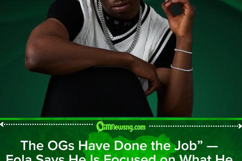 Fola Reveals Ambitious Afrobeats Legacy Goal, Hails “Actual OGs”