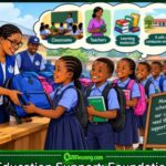 Foundation Don Bring School Bags, Writing Materials Come C’River Schools