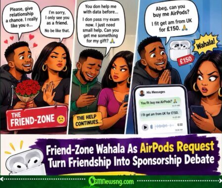 Friend-Zone Admirer Turns Romantic Rejection Into £150 AirPods Request, Lady Raises Eyebrow