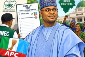 INEC Don Seal Amala: Yahaya Bello Emerges APC Candidate for Kogi Central Senate Seat