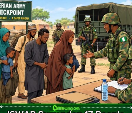 ISWAP Surrender: 17 People Abandon Bush As Hardship And Gbas-Gbos Raise Pressure