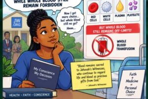 Jehovah’s Witnesses Blood Policy Change: Four Blood Parts Don Get “Conscience Freedom” While Whole Blood Still Remain Forbidden