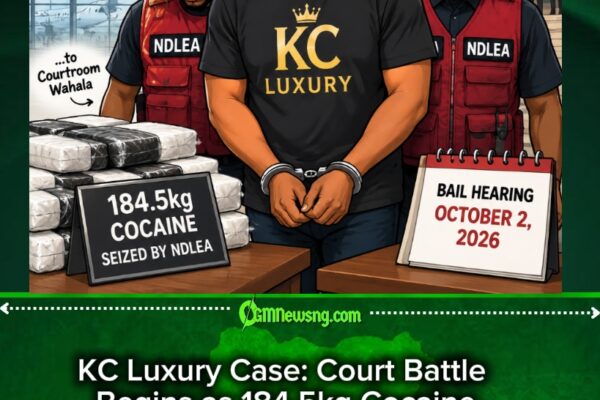 KC Luxury Case: From Luxury Lifestyle to Courtroom Wahala Over 184.5kg Cocaine Allegation