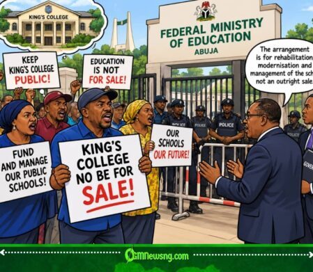 King’s College Crisis: Workers Lock Down Education Ministry as Concession Gbege Deepens