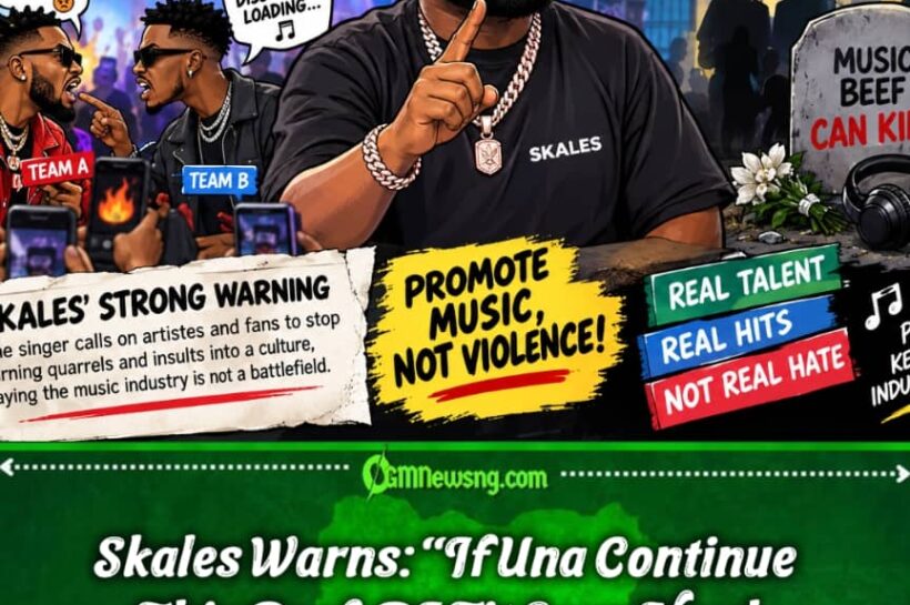 MUSIC BEEF: Skales Warns Say “All This Beef” Fit One Day Cost Music Industry Human Lives