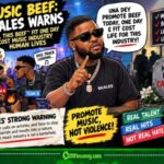 MUSIC BEEF: Skales Warns Say “All This Beef” Fit One Day Cost Music Industry Human Lives