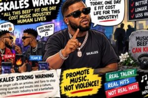 MUSIC BEEF: Skales Warns Say “All This Beef” Fit One Day Cost Music Industry Human Lives