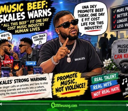 MUSIC BEEF: Skales Warns Say “All This Beef” Fit One Day Cost Music Industry Human Lives