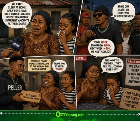 Money Wey Peller Give Them ₦1m Don Turn “Share-Share” Wahala as Area Boys Allegedly Storm Their House