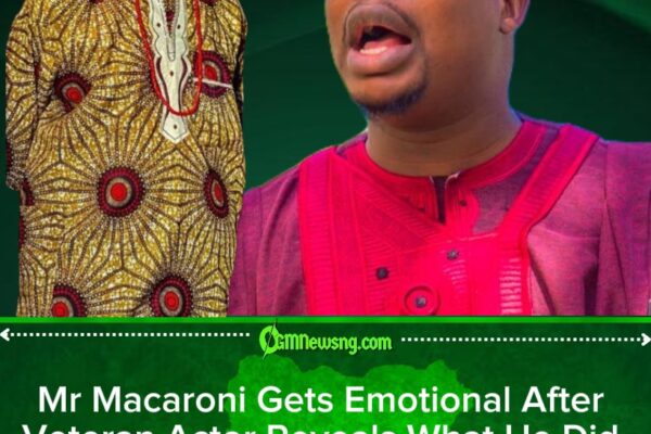 Mr Macaroni Gets Emotional as Peter Fatomilola Recalls ₦200K Fuel Gift and ₦1M Role Payment