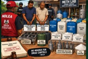 NDLEA Burst Enugu Meth Lab As Alleged Nigerian-Mexican Drug Cartel Enter Court Wahala
