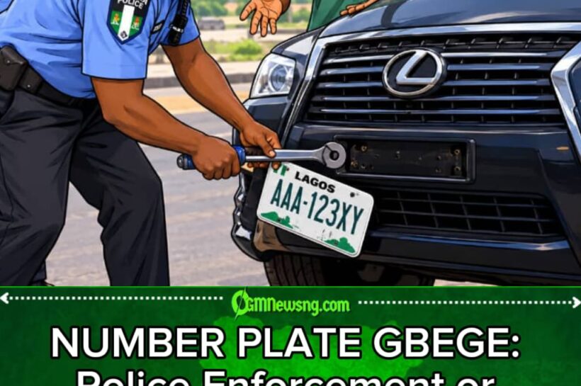 NUMBER PLATE GBEGE AS POLICE ACTION SPARKS QUESTIONS