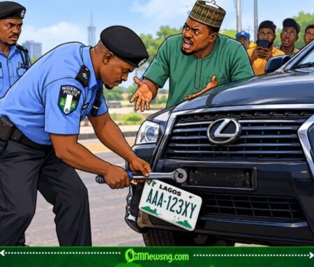 NUMBER PLATE GBEGE AS POLICE ACTION SPARKS QUESTIONS