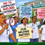 Nurses’ Protest Over Alleged ₦25,000 Retirement Levy Opens Fresh Workplace Gbege