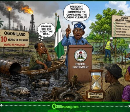 OGONI CLEANUP DON REACH 10 YEARS, BUT GOVERNMENT STILL TALK SAY “WE GO FINISH AM”