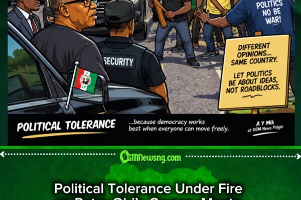 Peter Obi Convoy Meet Benue Roadblock Wahala As Political Tolerance Enter Hot Seat