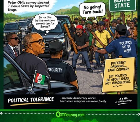 Peter Obi Convoy Meet Benue Roadblock Wahala As Political Tolerance Enter Hot Seat