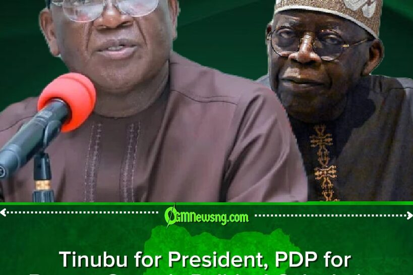 Ortom’s Tinubu-PDP Formula Stirs Debate: One Election, Two Allegiances