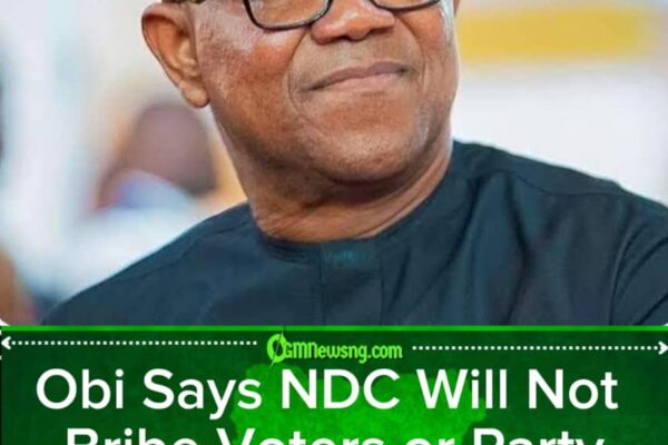 Peter Obi Says No Money for Voters or Party Agents as NDC Campaign Enters New Phase