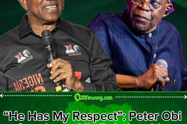 Peter Obi: “I’ll Never Abuse Tinubu, He Has My Respect”