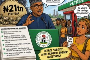 ₦21tn Petrol Subsidy Ghost: Government Says Nigeria Escape Bigger Money Problem As Fuel Debate Continue
