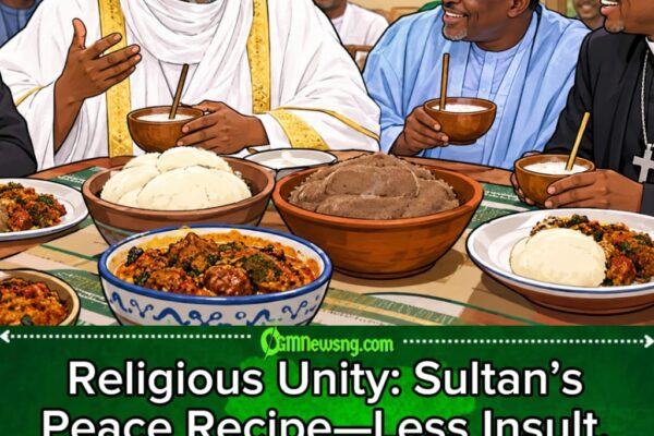 Religious Unity: Sultan Says Make Christians, Muslims Sit Together Eat Amala, Tuwo and Drink Fura