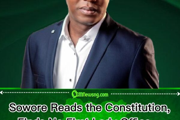 Sowore Says No First Lady Office Under His Presidency — Presidential Palace May Need a New Seating Plan
