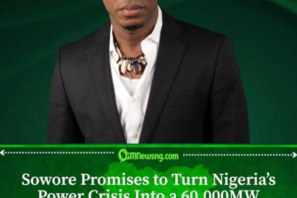 2027: Sowore Says Nigeria Needs Over 60,000MW to Restore Economic Productivity
