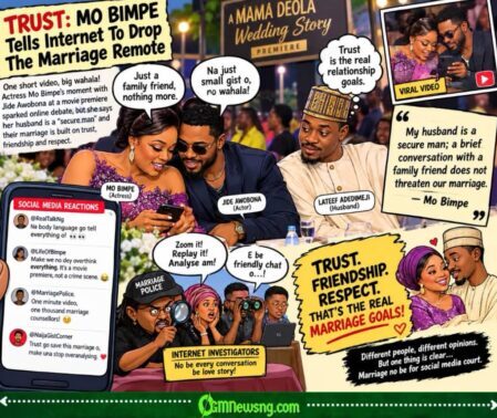 TRUST Is The Password: Mo Bimpe Tells Internet To Drop The Marriage Remote