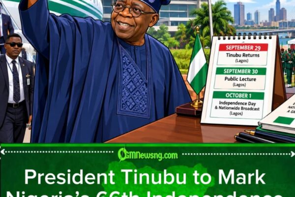 Tinubu Dey Come Back Tomorrow, Lagos Don Ready to Receive President as Independence Celebration Nears