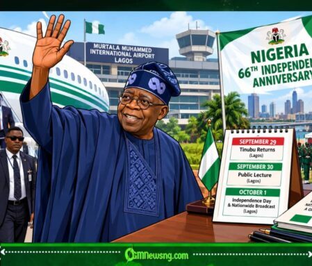 Tinubu Dey Come Back Tomorrow, Lagos Don Ready to Receive President as Independence Celebration Nears