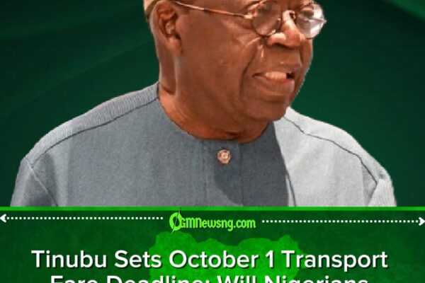 Tinubu Promises Cheaper Transport Fares From October 1 as CNG Buses Expand Nationwide