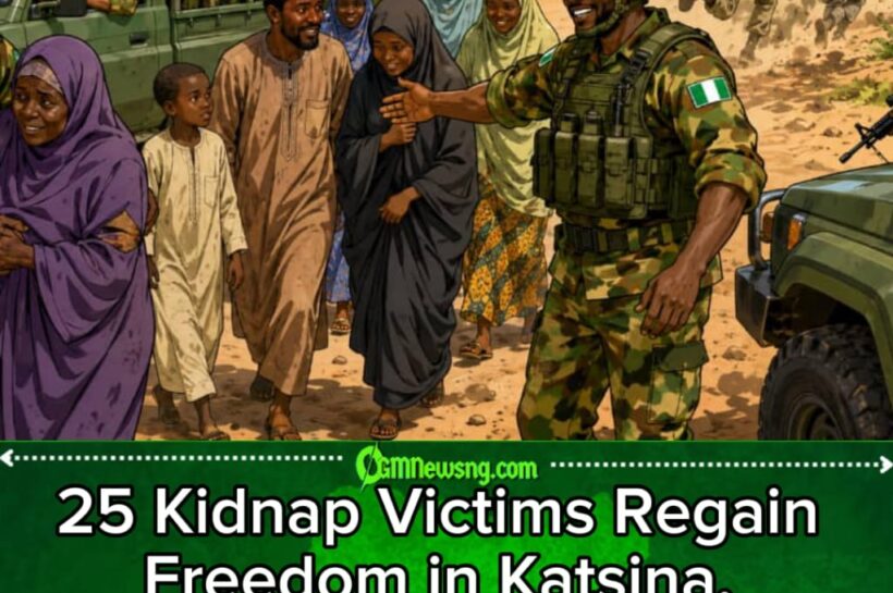 Troops Rescue 25 Kidnap Victims as Bandits Discover Say Bush No Be Permanent Office