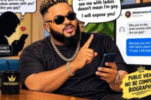 WHITEMONEY WARNS SECRET ADMIRER: “YOU NO SEE ME WITH LADIES DOESN’T MEAN I’M GAY”