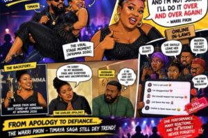 Warri Pikin Don Put Full Chest For Timaya Wahala, Online In-Laws Still Dey Calculate