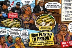₦150 MILLION BAIL: Fake Plantain Carry Grandma From Airport Trouble Enter Serious Court Drama