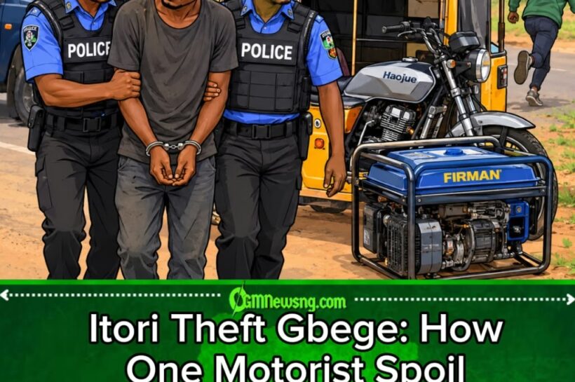 Itori Theft Gbege: Motorist Alert Police, One Suspect Enter Net as Accomplice Escape