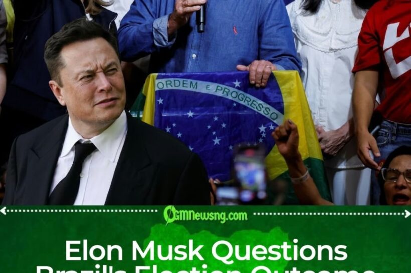 Elon Musk Calls Brazil's Election Results “Pretty Weird,” Adding Another Twist to a Political Showdown