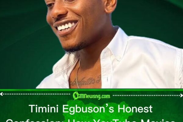 Timini Egbuson Eats His Words as YouTube Movies He Once Underestimated Become His Unexpected Lifeline