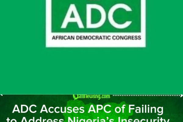 ADC Accuses APC of Admitting Defeat on Insecurity as Yari’s Remark Raises Questions About Tinubu’s 2027 Bid