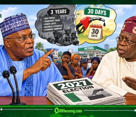 ATIKU TELL TINUBU SAY 30 DAYS NO FIT WIPE AWAY OVER THREE YEARS OF HARDSHIP