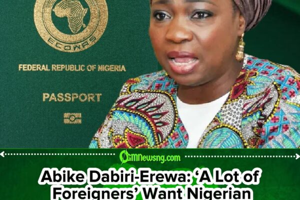 Abike Dabiri-Erewa Claims Foreigners Are Begging Tinubu for Nigerian Passports