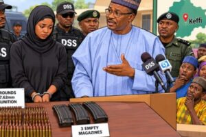 Arms Trafficking: Sule Hails DSS as Female Suspect’s Arrest Raises Questions About Gun Supply Networks