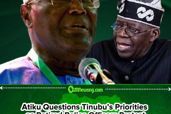 Atiku Abubakar Accuses Tinubu of Abandoning Retired Police Officers to Hunger and Poverty
