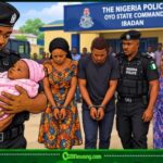 BABY DISAPPEAR:OYO POLICE RESCUE ONE-MONTH-OLD BABY WEY DEM ALLEGEDLY SELL FOR ₦2 MILLION