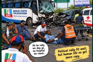 Benue APC Accident: Delegates Go Rally, but Road Give Them Unplanned Emergency Meeting